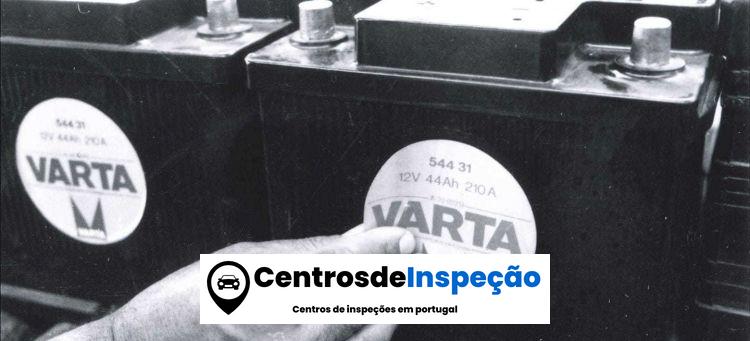 Avarias da bateria Varta Branco Preto