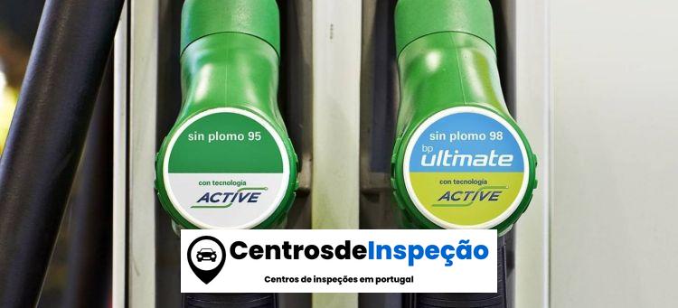 Deslocamento de gasolina 95 98